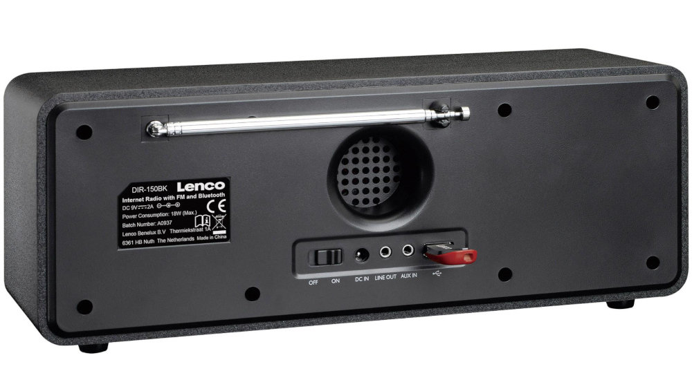 Radio Internetowe LENCO DIR-150 Czarny - Sterowanie