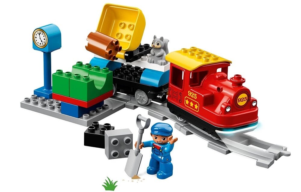 LEGO Duplo Pociąg parowy 10874 zabawa