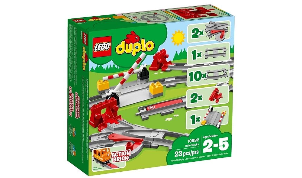 LEGO Duplo Tory kolejowe 10882 wykonanie