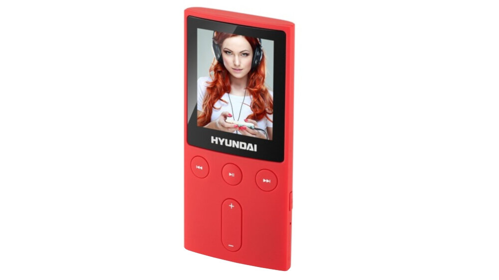 Odtwarzacz MP3 HYUNDAI MPC501GB4FMR Czerwony - Wyświetlacz
