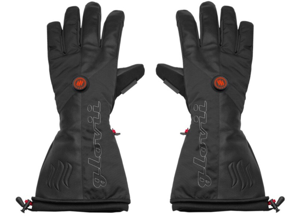 Podgrzewane rękawice GLOVII GS9XL (rozmiar XL) Czarny Włókno węglowe emisja fal podczerwonych