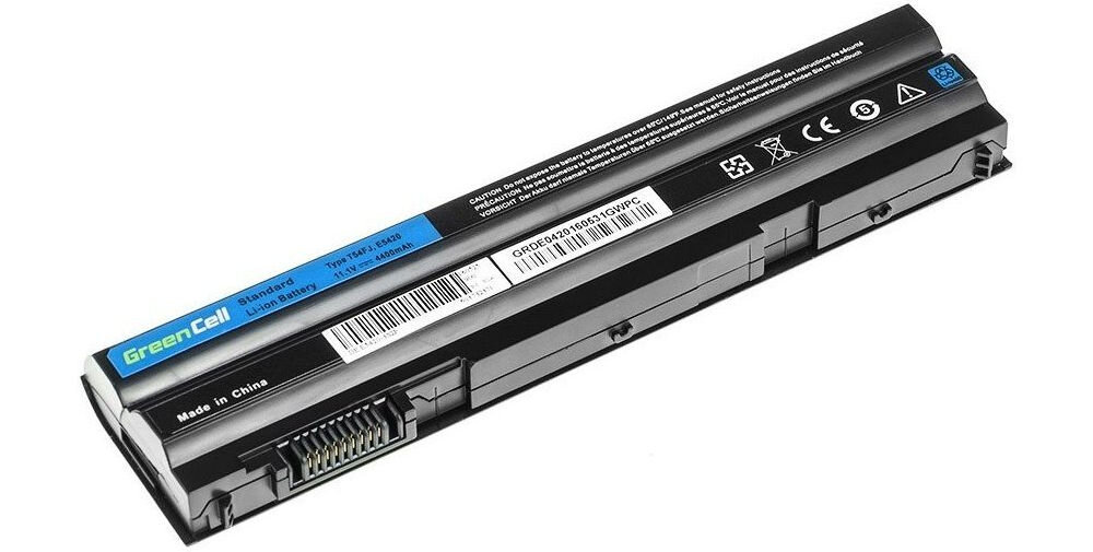 Bateria do laptopa GREENCELL T54FJ 4400 mAh akumulator 
					wykorzystuje sześć ogniw o dużej gęstości precyzyjne wykonanie produkt na białym tle