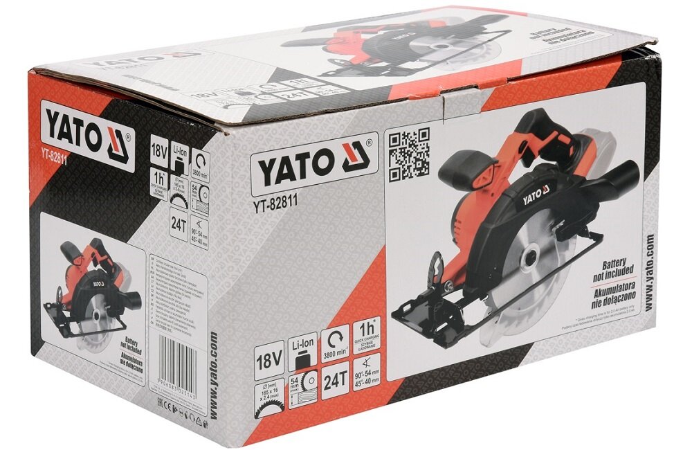 Pilarka tarczowa YATO YT 82811 Bezpieczne przechowywanie