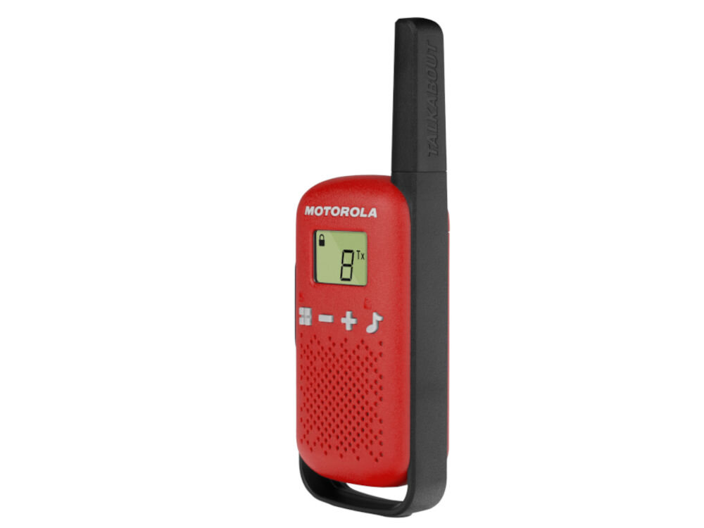 Radiotelefon MOTOROLA Talkabout T42 PMR446, łatwe parowanie, ostrzeżenie o zużyciu baterii