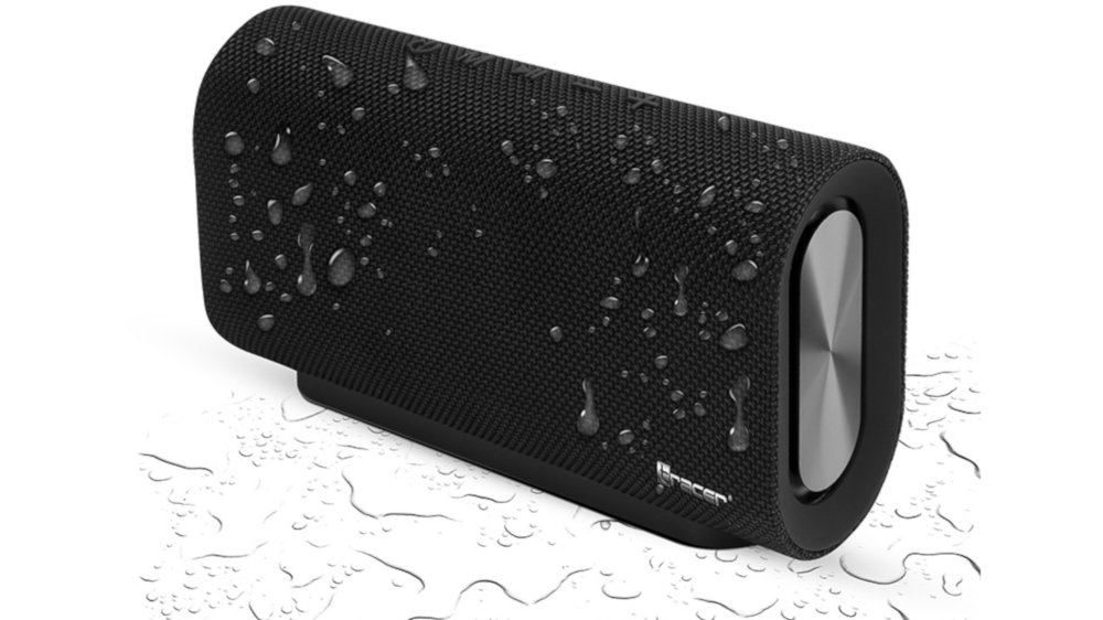 Głośnik Mobilny TRACER Rave Bluetooth Czarny - Wodoodporny