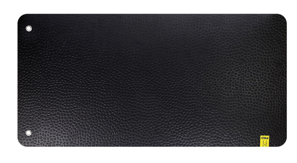 Mata HMS MFK02 Różowo-czarny antyposlizgowa powloka bezpieczny trenng mata nie slizga sie stabilna podstawa wymiary 120 x 60 cm grubosc 2 cm miekka amortyzacja ochrona stawow
