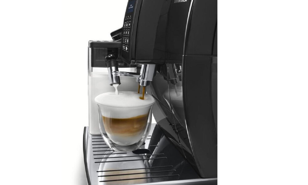 Ekspres DELONGHI Dinamica ECAM 353.75.B System spieniania mleka LatteCrema