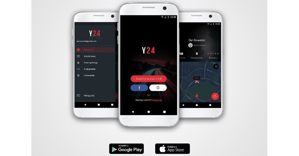 Antyradar YANOSIK S-clusive by GTR widok iOS Android
