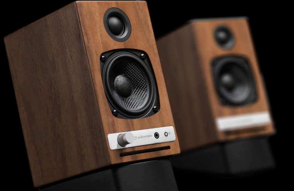 AUDIOENGINE HD3 GŁOŚNOŚĆ KOMPONENTY TECHNOLOGIA POŁĄCZENIA WYJŚCIE SŁUCHAWKOWE INSTALACJA DESIGN STYL RETRO JAKOŚĆ DŹWIĘK
