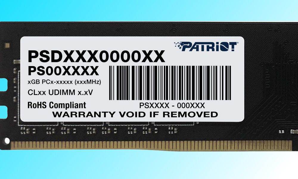 Pamięć RAM PATRIOT Signature Line 4GB 2666MHz pobieranie prędkość zwiększenie decyzjam programy