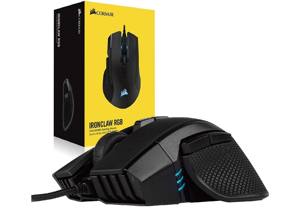 Мышь CORSAIR Ironclaw RGB — качество