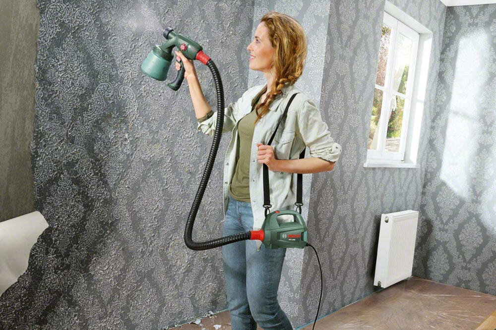 BOSCH PFS 2000 remont zwilżanie ściana