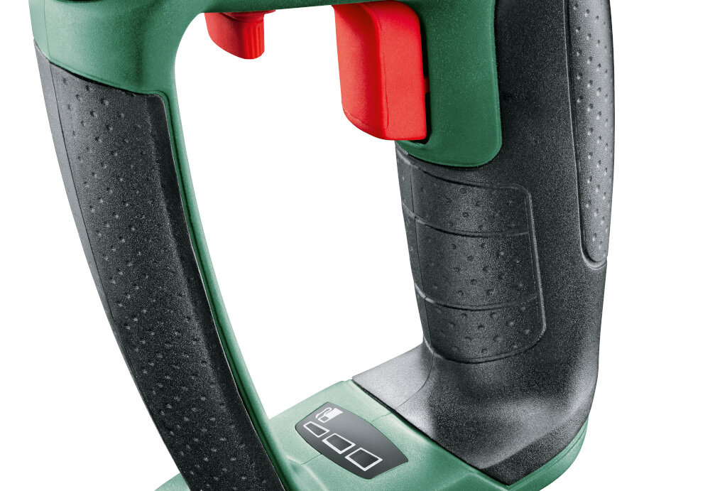 Wiertarko-wkrętarka BOSCH PSB 18 LI-2 Ergonomic 06039B0301 uchwyt oburęczny o zamkniętej konstrukcji miękka rękojeść Softgrip komfort pracy innowacyjna technologia Kickback Control funkcja Syneon Chip