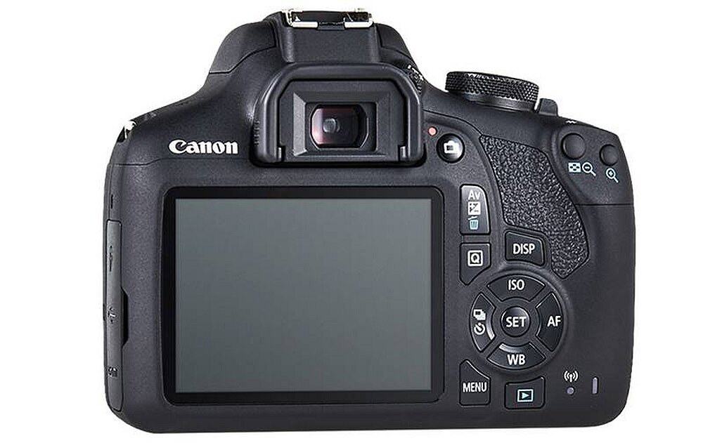 Aparat CANON EOS 2000D  zasilanie ostrość filmy nagrywanie obudowa rozdzielczość AF  zdjęcia matryca obiektyw 
