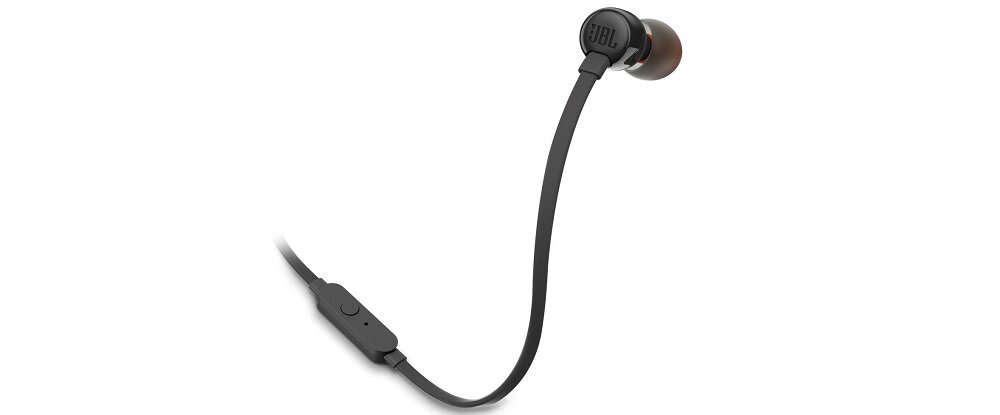 Słuchawki dokanałowe JBL T160 Czarny mikrofon