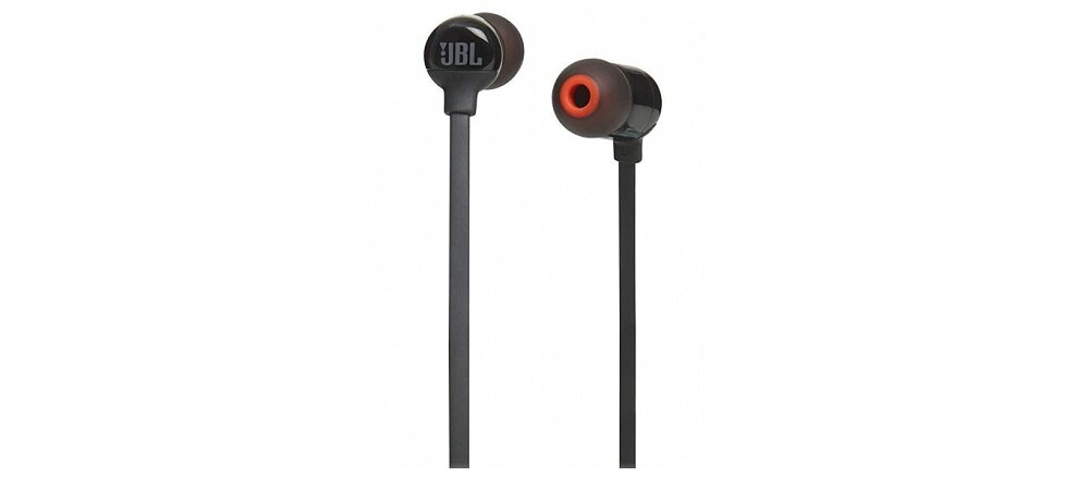 Słuchawki dokanałowe JBL T160 Czarny widok głośniki front