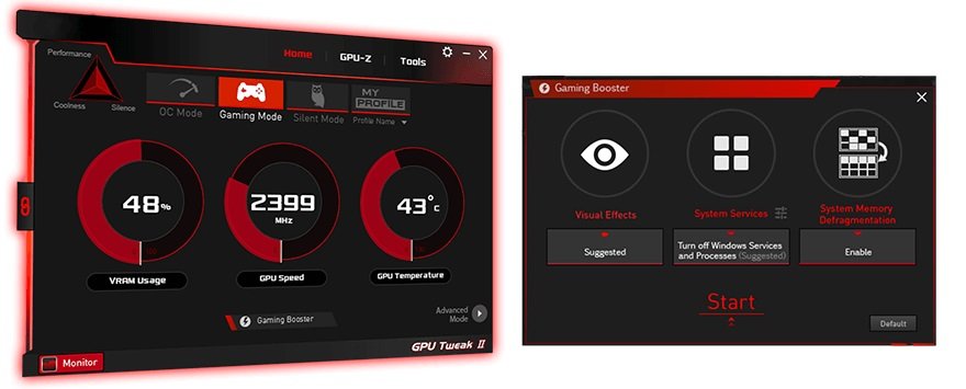 Karta graficzna ASUS GeForce GTX 1660 TUF O6G 6GB - ASUS GPU Tweak II