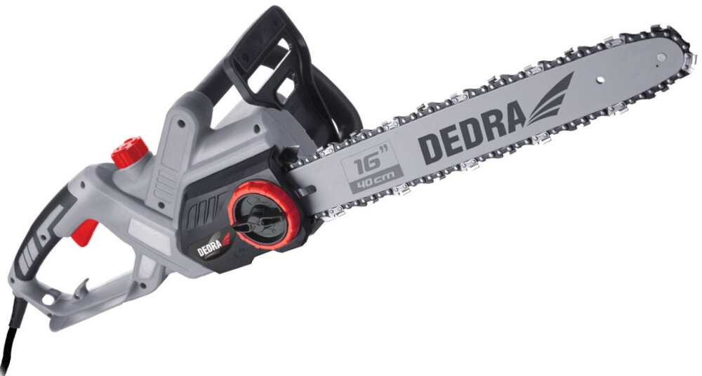 Piła elektryczna DEDRA DED8701 funkcjonalna potężny silnik automatyczne smarowanie łańcucha automatyczny hamulec