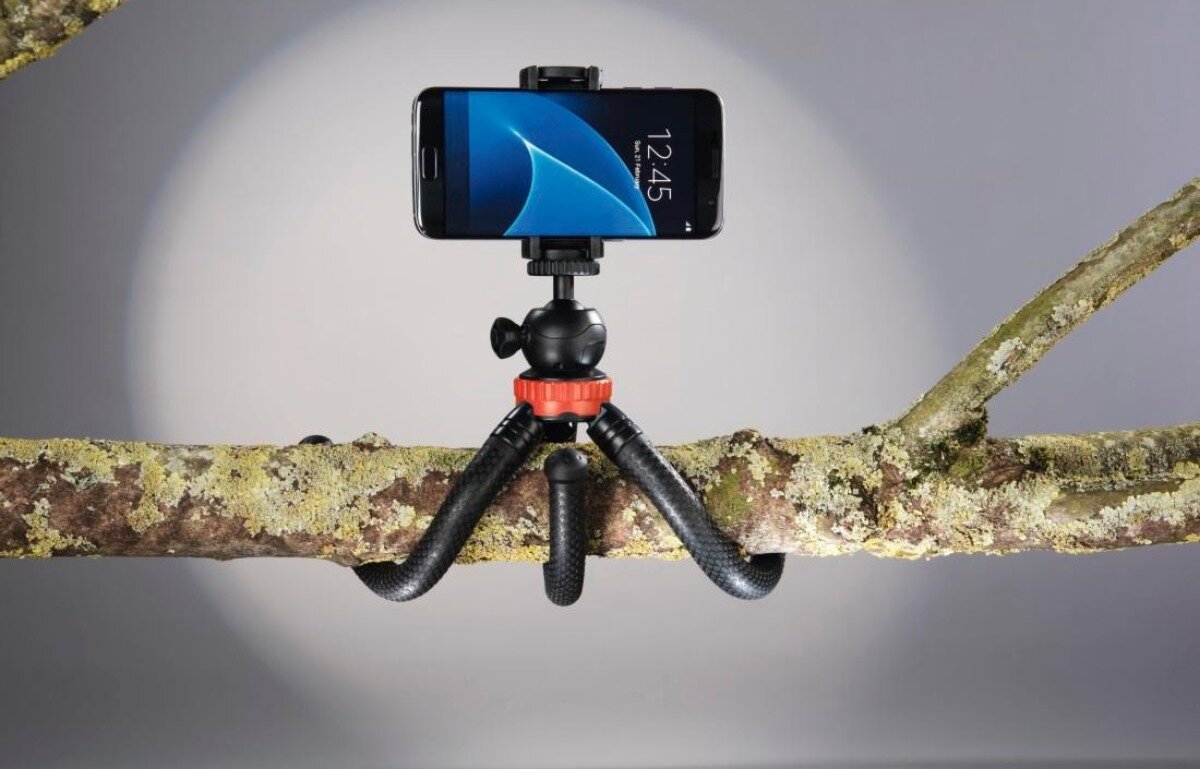 Stabilne zdjęcia, statyw Hama FlexPro 3w1, mocowanie 3w1 dla smartfona, GoPro, aparatu
