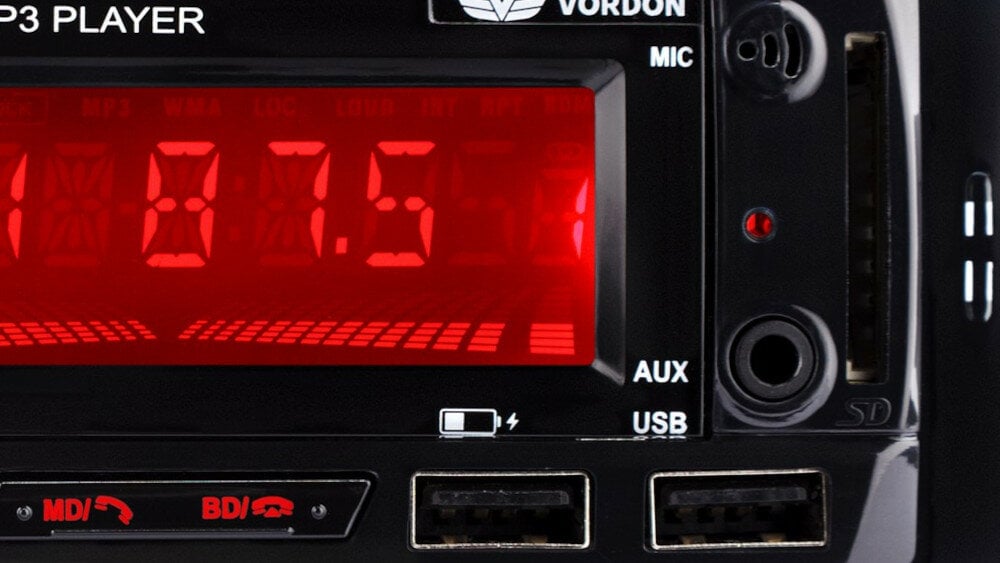 Radio samochodowe VORDON HT-179Z  - Rozdzielczość UHD 4K