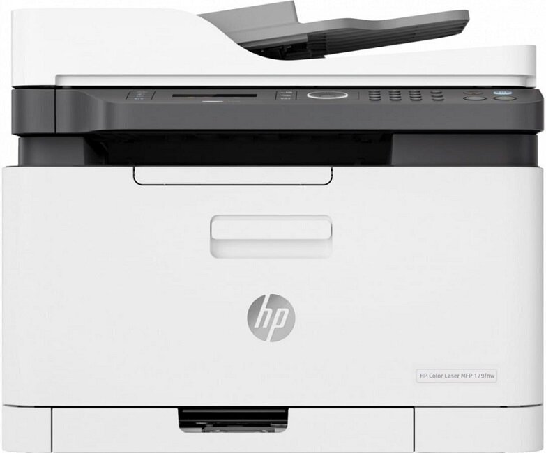 Urządzenie HP Color Laser MFP 179fnw - wygląd ogólny wysoka efektywność automatyczny podajnik dokumentów