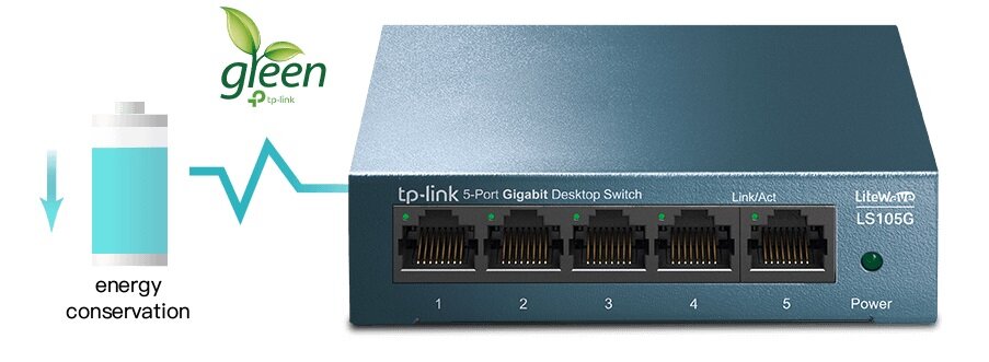 Switch TP-LINK LiteWave LS105G - Ethernet 