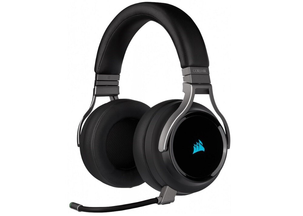 Słuchawki CORSAIR Virtuoso RGB Wireless do rozrywki dla graczy do rozmów do muzyki 