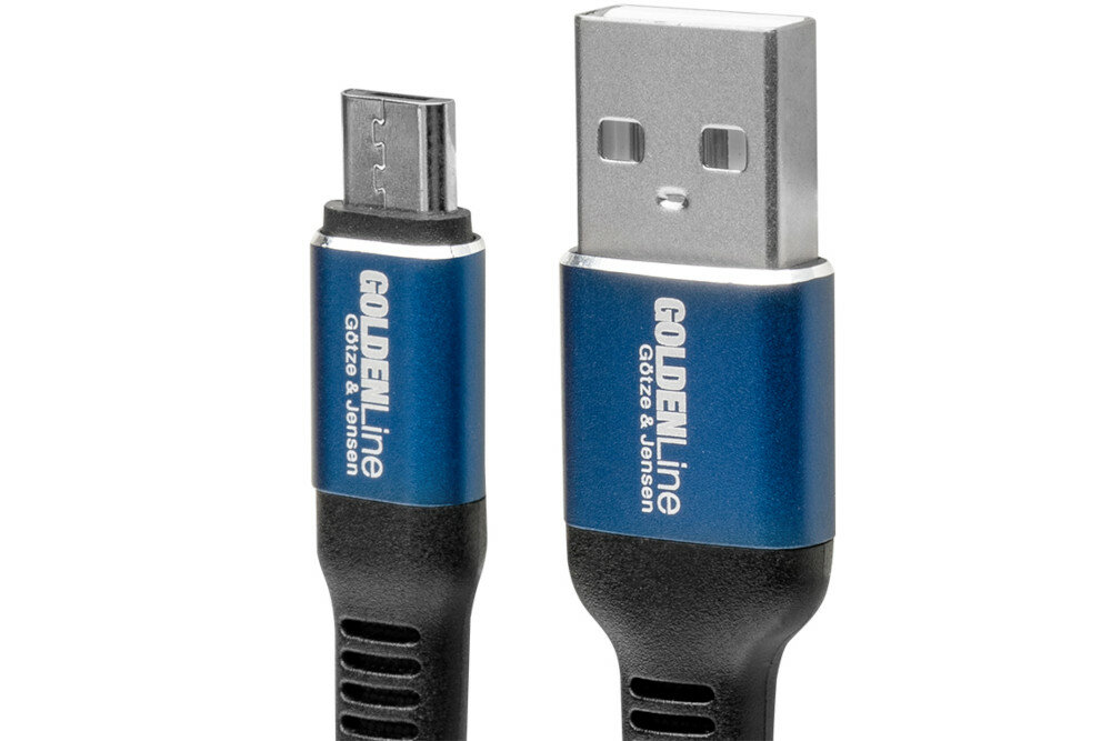 Kabel USB - Micro USB GÖTZE & JENSEN Golden Line 
