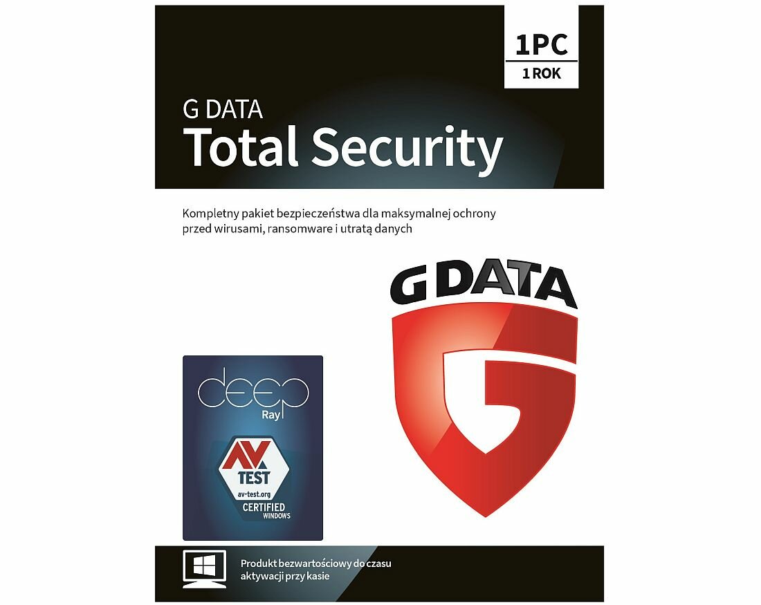 Kod aktywacyjny G DATA Total Security - Program antywirusowy  