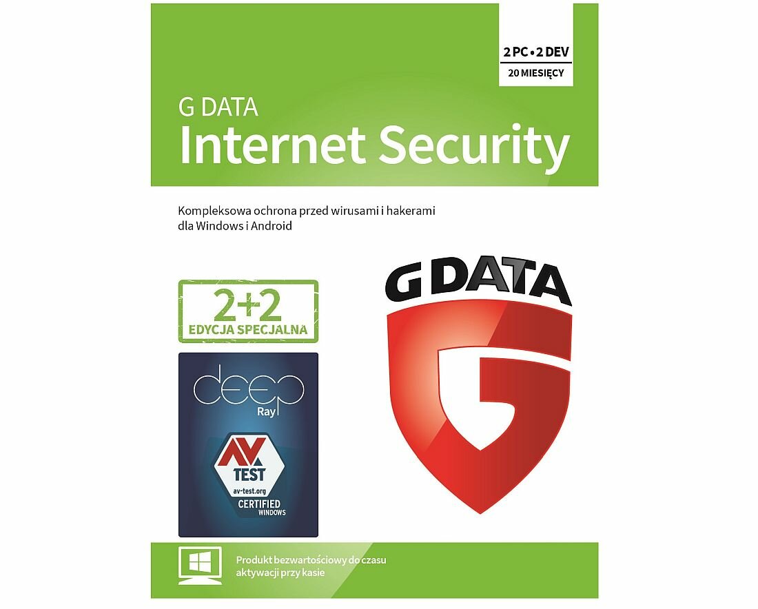 Kod aktywacyjny G DATA Internet Security - Program antywirusowy  