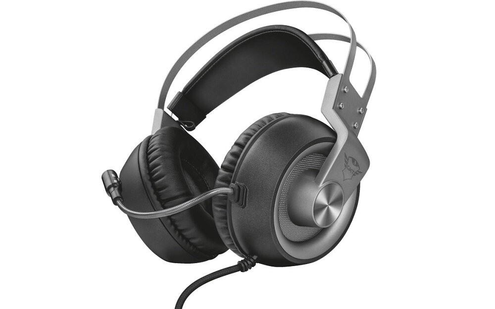 Słuchawki GXT430 Ironn Srebrny - wysoka jakość srebrna obudowa dobra jakość dźwięku czuły mikrofon