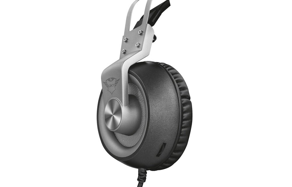 Słuchawki GXT430 Ironn Srebrny - regulacja głośności 50mm głośniki czysty i wyraźny dźwięk