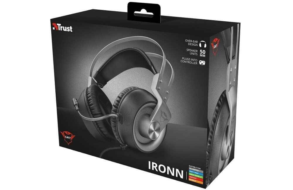 Słuchawki GXT430 Ironn Srebrny - konkurencyjna niewygórowana cena profesjonalne słuchawki gamingowe