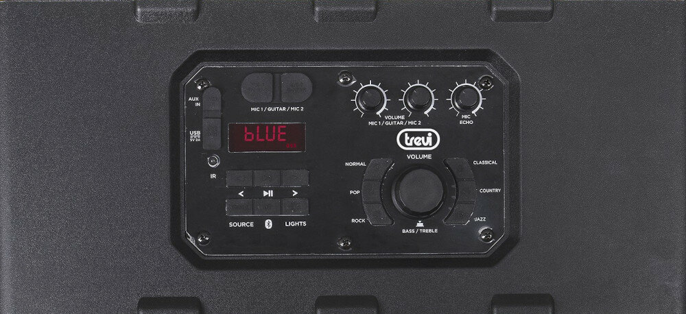 Power audio TREVI XF 1300 niebieski wodoodpornosc ipx4