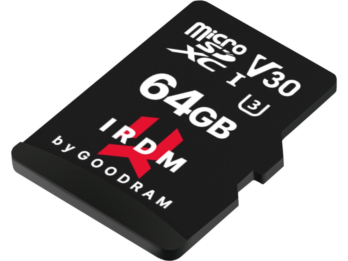 Karta pamięci GOODRAM IRDM microSDXC 64GB rozmiar typ pojemność