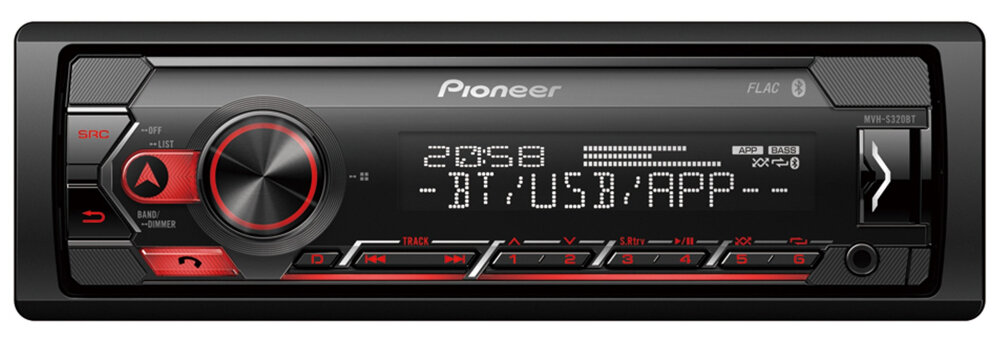 Radio samochodowe PIONEER MVH-S320BT - ogólny