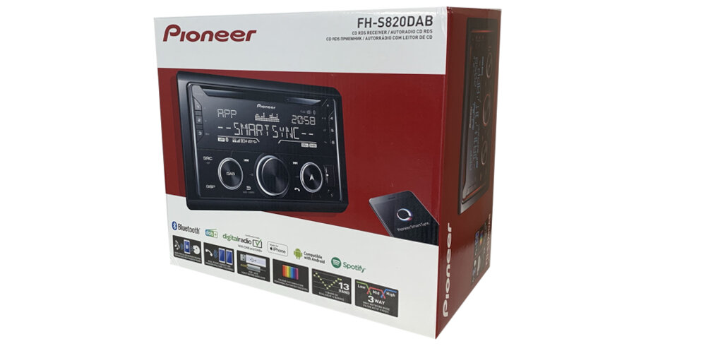 Radio samochodowe PIONEER FH-S820DAB - bezpieczeństwo