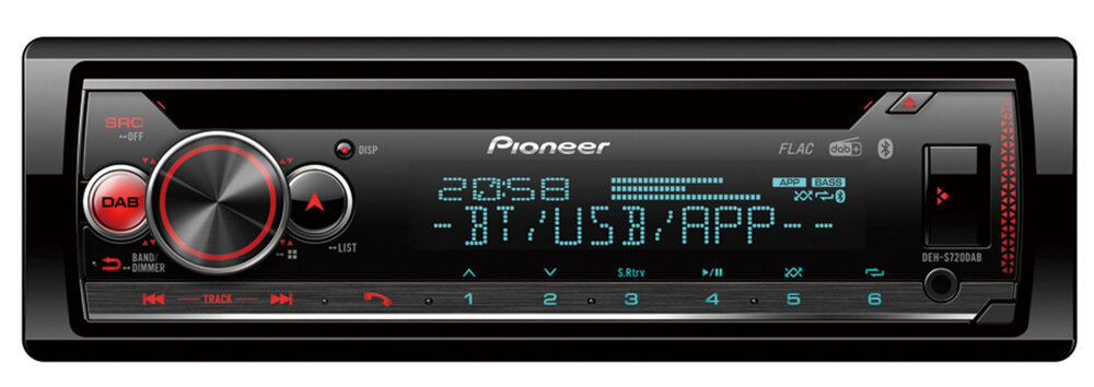 Radio samochodowe PIONEER DEH-S720DAB - ogólny