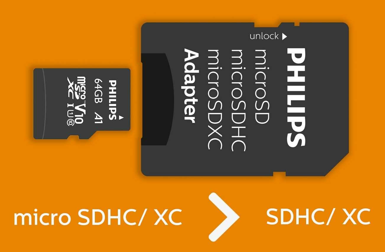 Karta pamięci PHILIPS microSDHC 64GB - Al Fast App