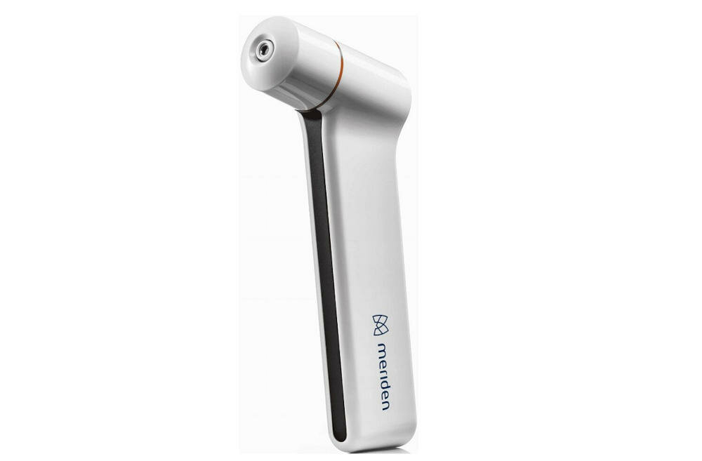 MERIDEN-TM-19 termometr wygodny komfortowy pomiar temperatury czoło ucho bezpieczne higieniczne urządzenie czujnik czyszczenie