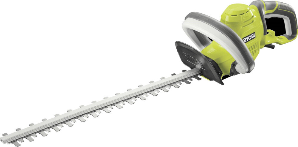 Nożyce do żywopłotu RYOBI RHT4550 elektryczne łatwe użytkowanie niewielka waga 2,9 kg do przycinania krzewów i formowania żywopłotów zachwycający efekt w ogrodzie