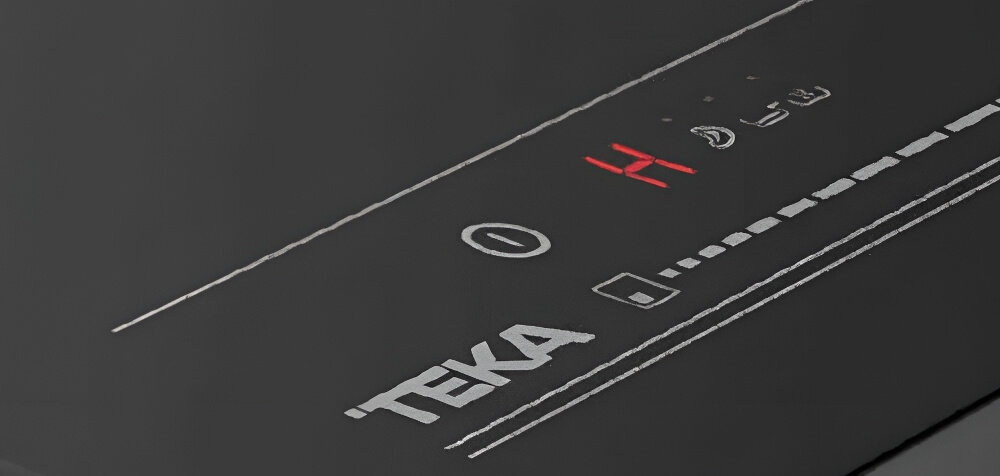 Płyta indukcyjna TEKA TT 6415 wskaźnik zalegania ciepła litera H gorąca płyta ciepło resztkowe