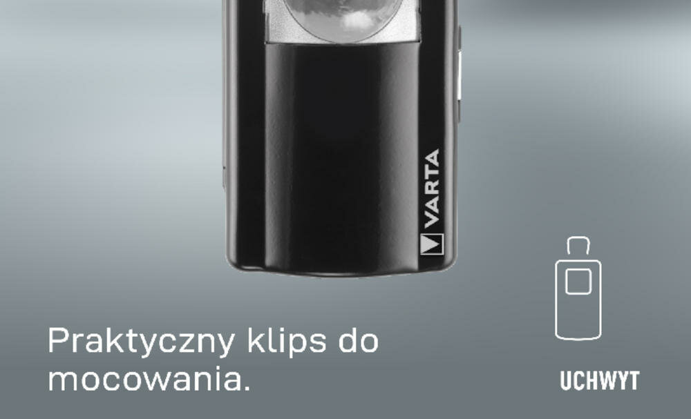 VARTA wygodny klips możliwości latarka warunki