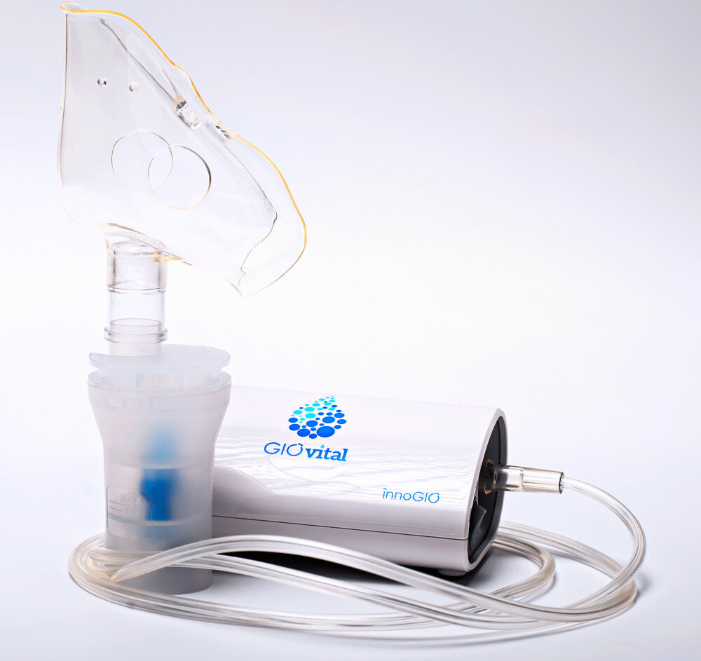 Inhalator nebulizator membranowy INNOGIO GIOvital D-01 0.20 ml/min Skuteczna terapia