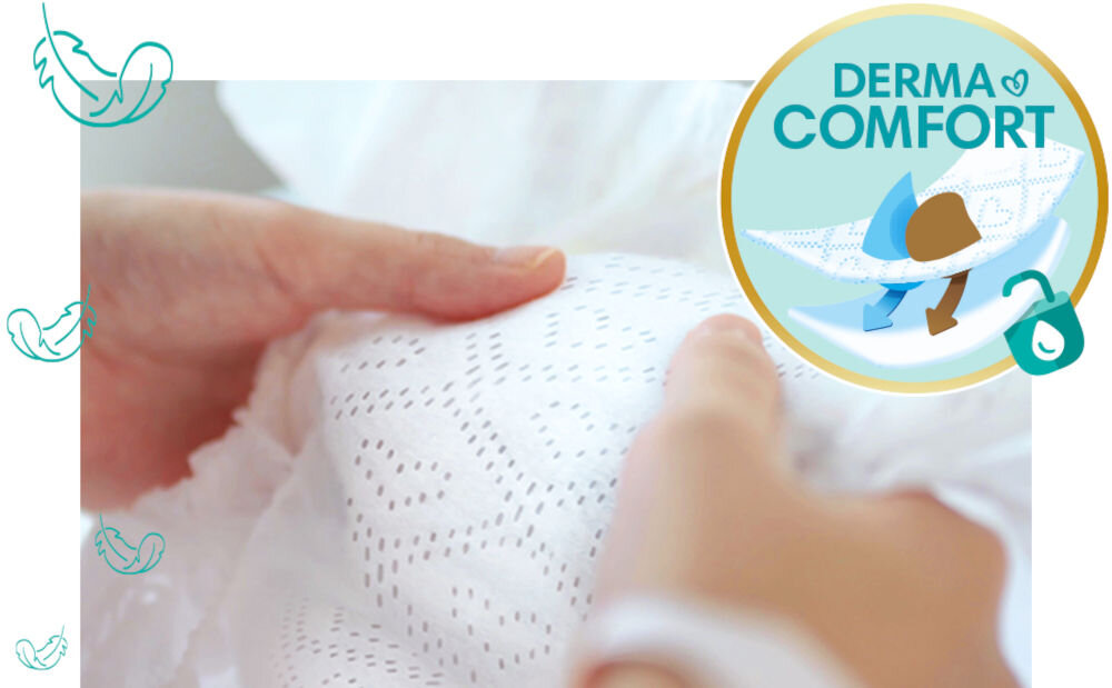 Pieluchy PAMPERS Premium Care VP 4 (68 szt.) derma comfort sucha
