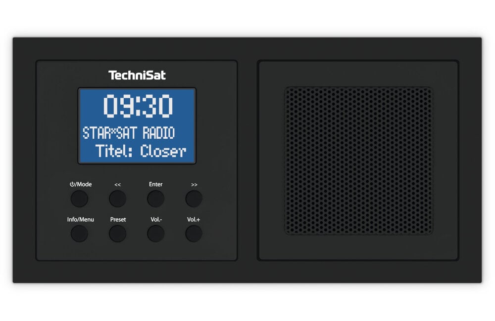 Radio TECHNISAT DIGITRADIO UP1 czarny obudowa wilgoć podświetlenie Bluetooth