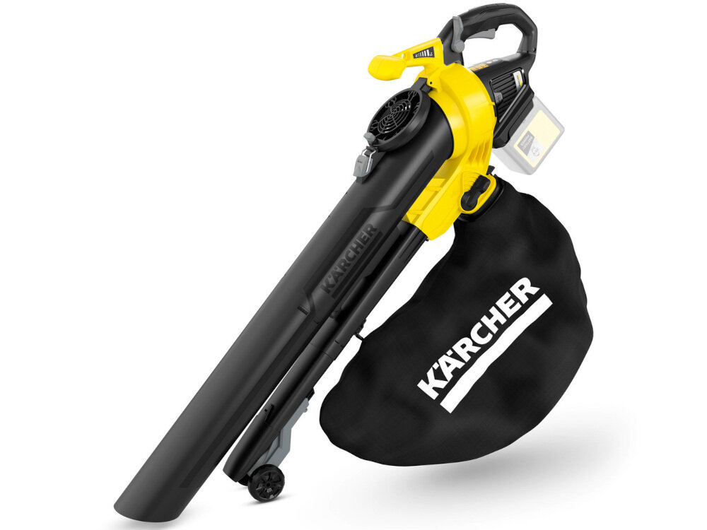 Odkurzacz do liści KARCHER BLV 36-240 Battery 1.444-170.0 akumulatorowy obudowa ma zwiększoną odporność na pękanie z wysokiej jakości tworzywa sztucznego kółka transportowe