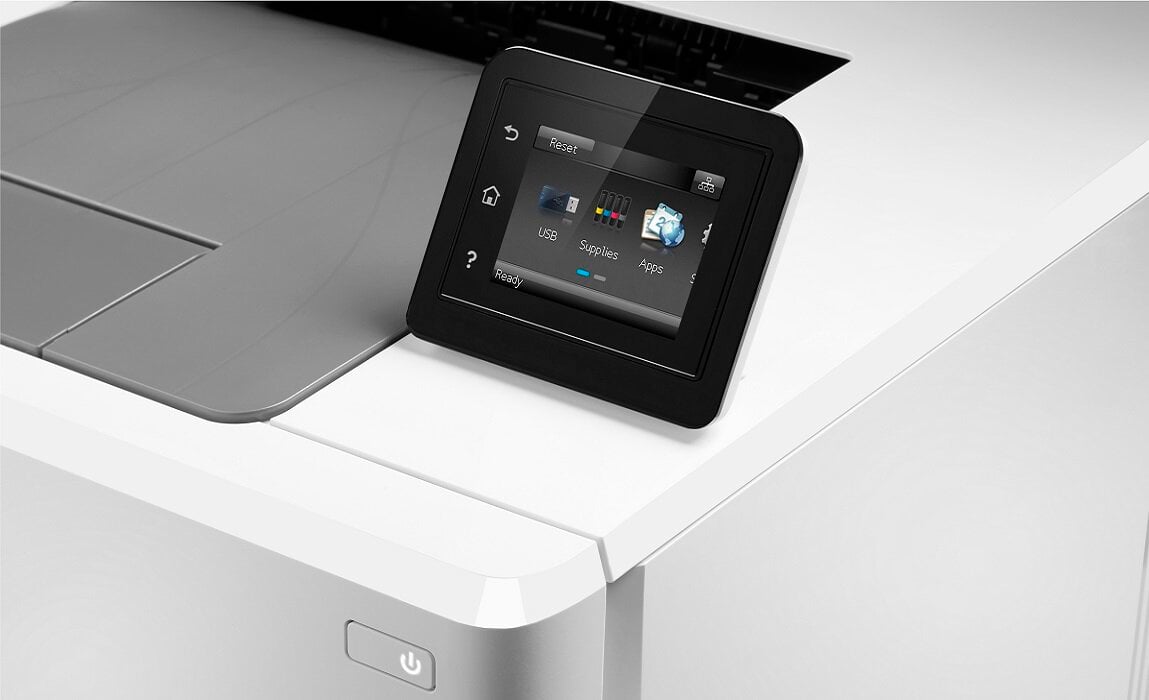 HP-LASERJET drukarka laserowa wydruk kolor wkład toner technologia wydajność drukowanie ekran dotykowy automatyczny druk dwustronny oszczędność papier obniżone koszty dbanie środowisko
