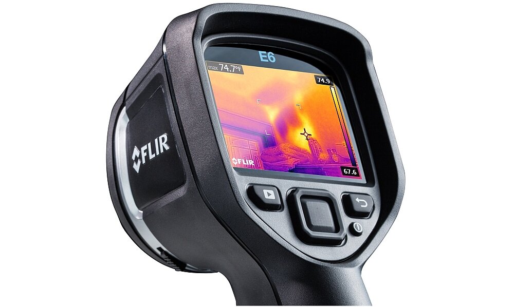 Kamera termowizyjna FLIR E6-XT ekran pomiar dokładność bateria obudowa  