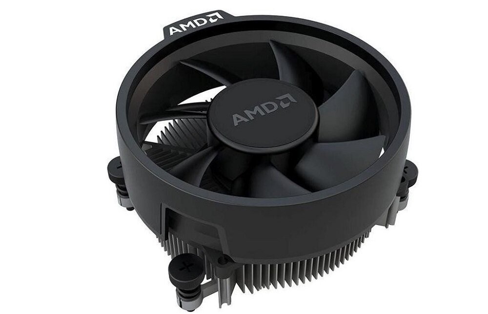 Procesor AMD Ryzen 3 1200 - układ chłodzenia wentylator Wraith Stealth rozpiętość 92 milimetry cichy 1200 obrotów na minutę
